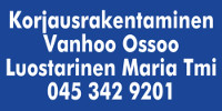 Korjausrakentaminen Vanhoo Ossoo / Luostarinen Mar